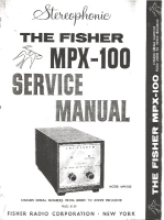 Fisher MPX-100 - Service Manual-2 
